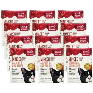 The Honest Kitchen Minced Salmon and Cod Recipe Wet Cat Food - Case of 12/5.5 oz - 1 of 3