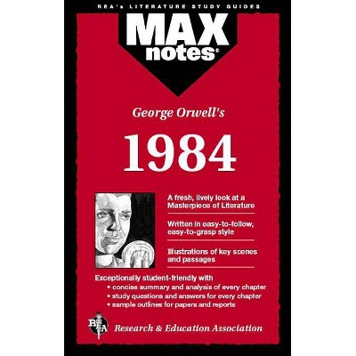 1984 (Maxnotes Literature Guides) - (MAXnotes) by  Karen Brodeur (Paperback)