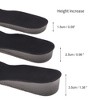 Unique Bargains Height Increase Shoe Inserts Fit Shoe Dark Gray Black 1 Pair - 2 of 4
