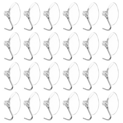 Unique Bargains Waterproof Reusable Window Wall Door Suction Cup Hooks and Hangers