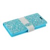 Reiko Samsung Galaxy S8 Edge/ S8 Plus Diamond Rhinestone Wallet Case in Blue - 2 of 4