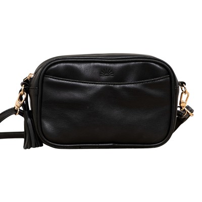 Essential Black Crossbody/Belt Bag Plastic