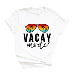 Simply Sage Market Women's Vacay Mode Sunglasses Short Sleeve Graphic Tee - 1 of 2