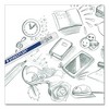 Staedtler Woodcase Pencil, HB #2, Black Lead, Blue/White Barrel, 12/Pack - 4 of 4