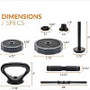 Adjustable Weight Set, Versatile Dumbbell, Barbell & Kettlebell for Full Body Workouts, Home Gym Equipment - 4 of 4