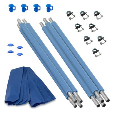 UpperBounce Trampoline Replacement Enclosure Poles & Hardware - 4pk