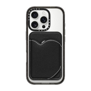 casetify iPhone17pro ハート CASETiFY Snappy Heart Wallet Stand - Black : Target