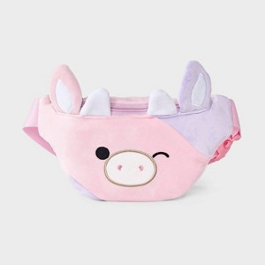 Girls' Squishmallows Patty Belt Crossbody Bag - Pink - 1 of 4