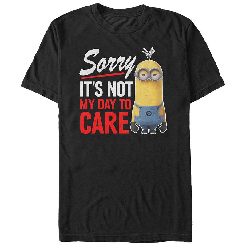 Men's Despicable Me Minion Not Day to Care T-Shirt, 1 of 5