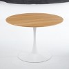 NicBex Mid-century Minimalist Wood Tulip Table Dining Table with Pedestal Base,Modern Round Kitchen Table,Dining Room Furniture - 4 of 4