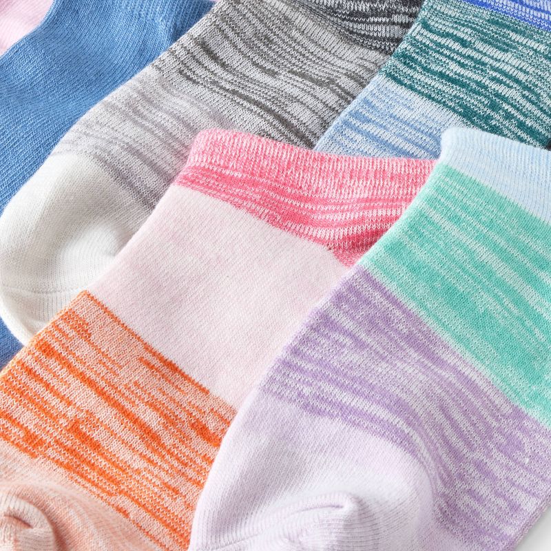 Women&#39;s 10pk Gradient Print Low Cut Socks - Xhilaration&#8482; Assorted Color 4-10, 3 of 4