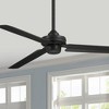 54" Minka Aire Steal Coal Finish 3-Blade Ceiling Fan with Wall Control - 2 of 4
