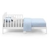 NicBex Twin Size Simple Wood Toddler Bed with Wooden Curved Headboard & Safety Rail,Cute Platform Bed for Kids Room - 4 of 4