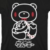 Bioworld Gloomy Bear and Pity White Line Character Art Youth Black Short Sleeve Crew Neck Tee - 2 of 4