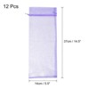 Unique Bargains Sheer Mesh Drawstring Gift Pouches Organza Wine Bags 12 Pcs 14.5"x5.5" - 2 of 4