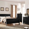 Classic Black 2-Drawer Nightstand by Gulches ¨C Timeless Elegance for Your Bedroom - 3 of 4