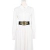 INSPIRE CHIC Women's Elastic Wide Large Rhinestone Corset Retro Elegant Waist Belt 1Pc - 4 of 4