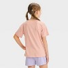 Girls' Short Sleeve Oversized Graphic T-Shirt - Cat & Jack™ - 3 of 4