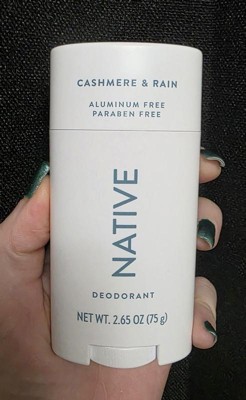 Native Deodorant for Women & Men - Cashmere & Rain - Aluminum-Free