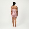 Anna-Kaci Lounge Women's 2-Piece Satin Cami and Shorts Set with Draped Neckline Silky Fabric and Lightweight Relaxed Fit - 4 of 4