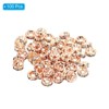 Unique Bargains Small Bead Spacers Rondelle Spacer Beads for Jewelry Making Bracelets 100 Pcs - 3 of 4