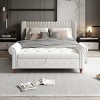 63'' Bench End Of Bed,Bench Ottoman With Storage,Shoe Changing Bench,Upholstered Bench For Living Room,Bedroom-Cuddlewood - 3 of 4