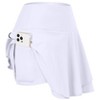 Women's Tennis Skirts High Waist with Pocket Athletic Ruffle Golf Skorts Skirts for Women Casual Workout - 2 of 4