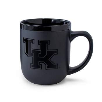 NCAA Kentucky Wildcats 12oz Ceramic Coffee Mug - Black