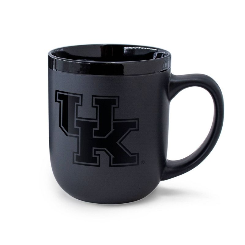 NCAA Kentucky Wildcats 12oz Ceramic Coffee Mug - Black, 1 of 4