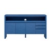 Bella Depot 60" Sideboard with 3 Drawers and Semi-Open Shelf, Large Storage Cabinet for Living Room, Hallway, Dining - 4 of 4