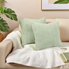 REGALWOVEN Corduroy Fade-Resistant Polyester Modern Square Throw Pillow Covers Set of 2 - 2 of 4
