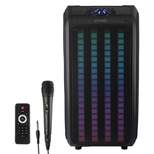 IQ Sound Sound Traveler 20-Watt-Continuous-Power Portable Backpack Speaker with Wired Microphone and Remote