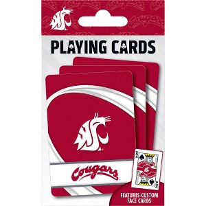 MasterPieces Officially Licensed NCAA Washington State Cougars Playing Cards - 54 Card Deck for Adults - 1 of 4