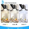 Airsurfer 60-Inch Satin Nickel Ceiling Fans with Remote - 3 of 4