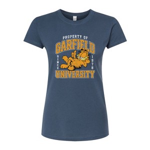 Women's - Garfield - Varsity Fitted Graphic T-Shirt - 1 of 3