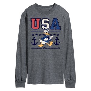 Men's - Disney - Americana Long Sleeve Graphic T-Shirt - 1 of 4