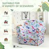 Whisen Kids & Toddler Sofa, Children's Couch, Flannel-Covered Toddler Armchair with Dinosaur Design - Multicolor - 4 of 4