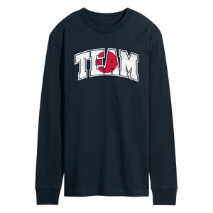 Men's - Instant Message - Team Japan Long Sleeve Graphic T-Shirt - 1 of 4