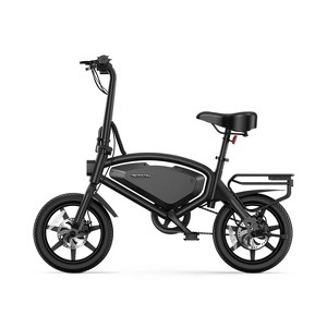 Jetson Adult Axle X 12" Step-Over Electric Folding Bike - Black - 1 of 4