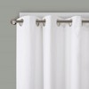 Floral Print Bright Color Blackout Window Panel, Heavyweight Foamback Liner Grommet Top Valance for All Decor Styles - 3 of 4