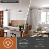 VAXCEL Bacio LED Taupe Motion Sensor Dome Pendant Light - 3 of 4