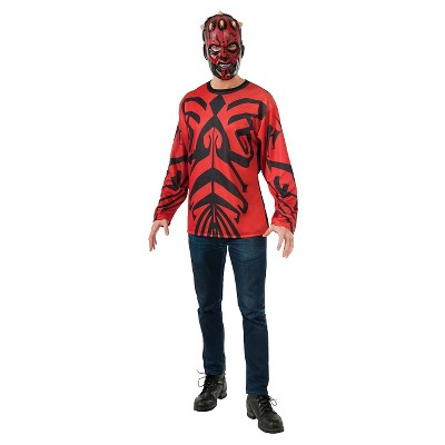 Adult Star Wars Darth Maul Top Mask Halloween Costume M