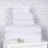 Ribbed Cotton Highly Absorbent Medium Weight Bath Towels, Set of 3 by Blue Nile Mills - 2 of 4