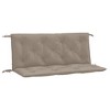 vidaXL Garden Bench Cushions 2 pcs Taupe 47.2"x19.7"x2.8" Oxford Fabric - 2 of 4
