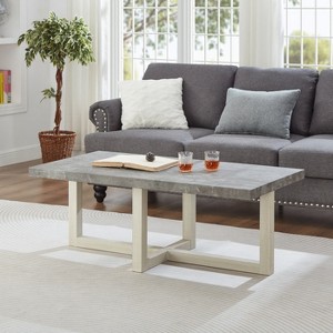 Roundhill Furniture Luno Contemporary Coffee Table - 1 of 4