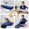 COZONY Weighted Heating Pad for Neck, Shoulders & Back, 4 Warmth Levels, Auto Timer, Machine Washable - 3 of 4