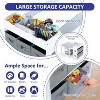 Kinder King Kids Table and Chair Set with Storage – Toddler Activity Desk with 8 Bins & Paper Roll for Drawing, Reading, Crafts & Snacks - 4 of 4