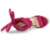 Allegra K Women's Espadrille Platform Wedges Heel Lace Up Sandals - 4 of 4