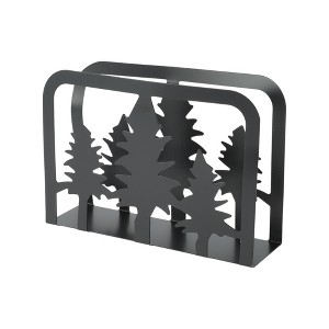 Unique Bargains Napkin Holder Hand Wash Only Christmas Tree Napkin Holder Iron 5.31"x1.57"x3.82" 1 Pc - 1 of 4