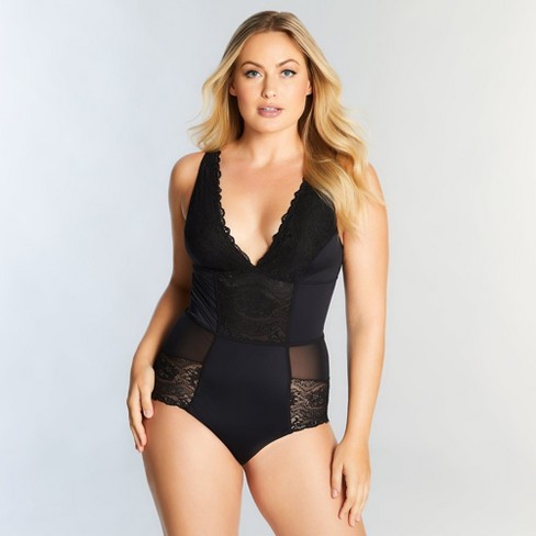 Squeem Women's Brazilian Flair Bodysuit In Black, Size 1x : Target